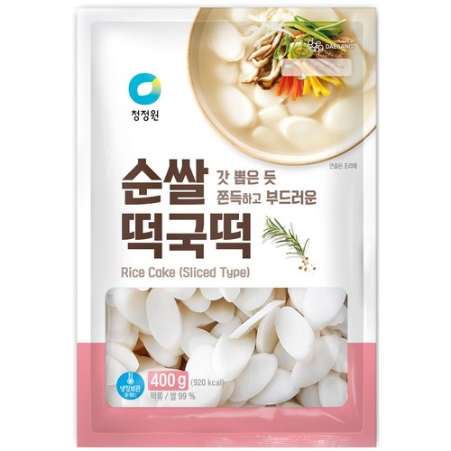 대상 청정원 순살 떡국떡 (400G)