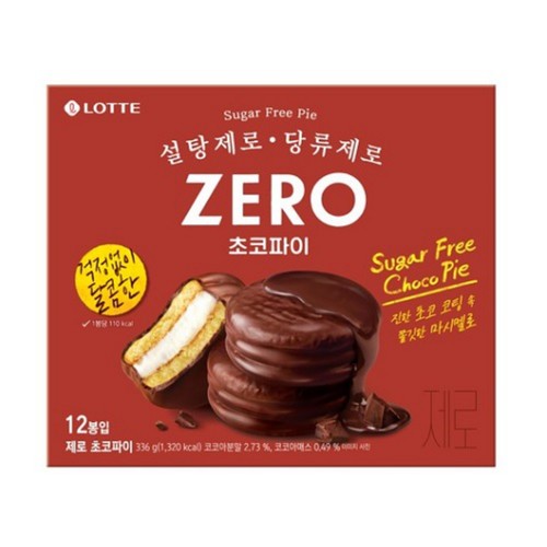 롯데 제로 초코파이 (336G)