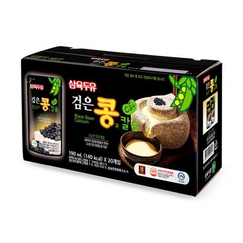 삼육 검은콩과 칼슘 (파우치) (190ML*20입)