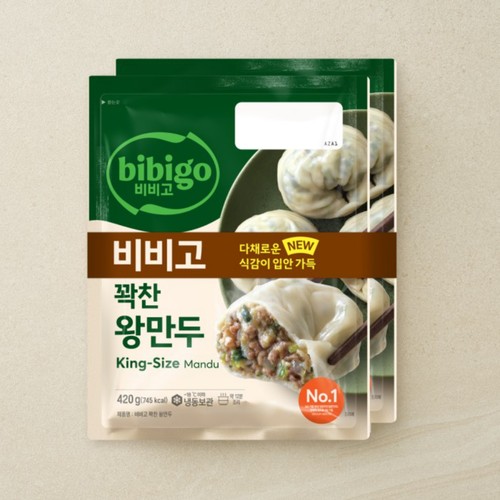 CJ 비비고 꽉찬 왕만두 (420G*2)