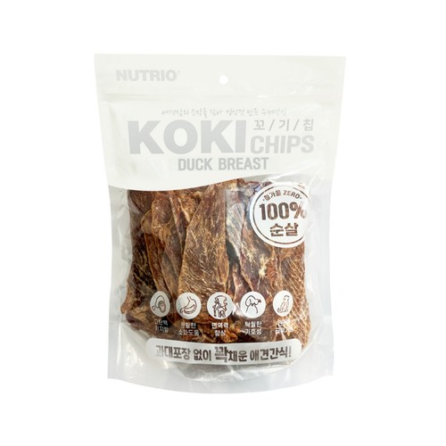  뉴트리오 꼬기칩 순살 오리가슴살 (500G)