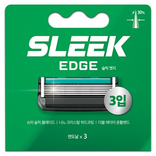 슬릭 엣지 면도날 3입 (3입)