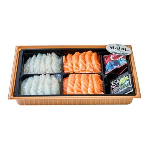 [엄선] 광어연어 모둠회 (200G)
