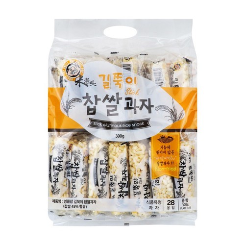 엉클팝 길쭉이 찹쌀과자 (300G)