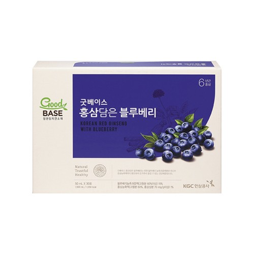 (S) 굿베이스 홍삼담은 자연블루베 (50ML*30입)