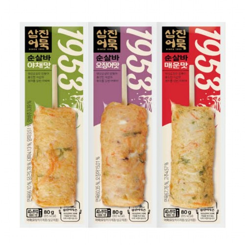 삼진어묵 순살바 3입 (240G)