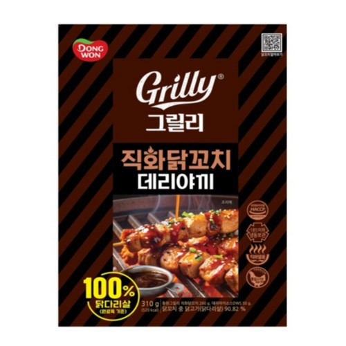 동원 그릴리 직화닭꼬치 데리야끼 (310G)