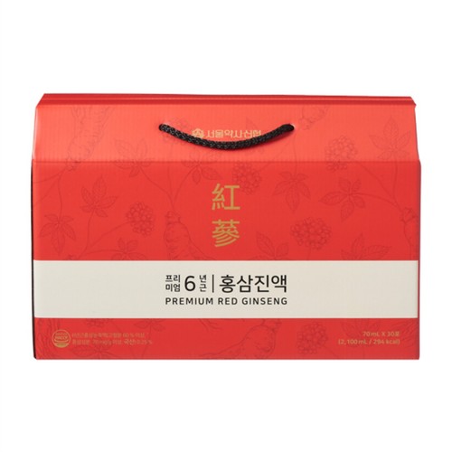 서울약사신협 프리미엄 6년근 new홍삼진액 (70ML*30포)