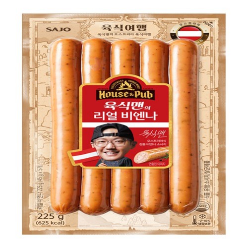 사조대림 육식맨 리얼비엔나 (225G)