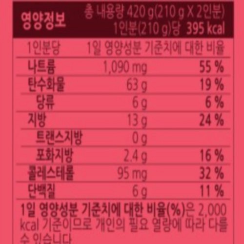 동원 비빔드밥 통새우삼선볶음밥 (420G)