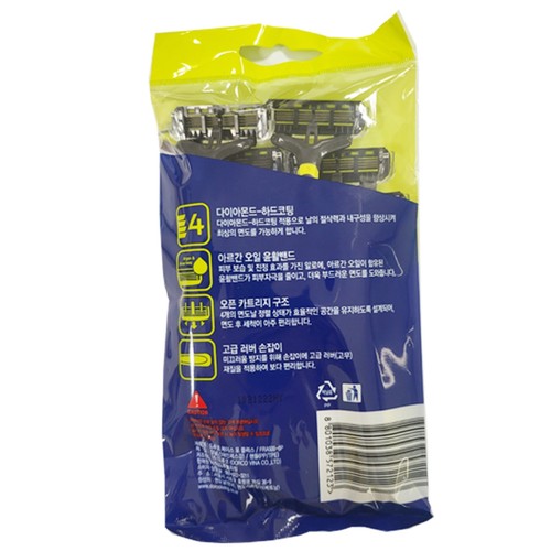  도루코 PACE 4 PLUS 휴대용 면도기 (6입)
