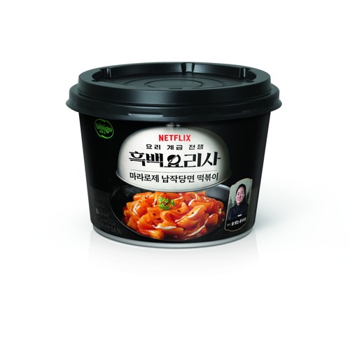 CJ 흑백 마라로제 납작당면 떡볶이 (175G)