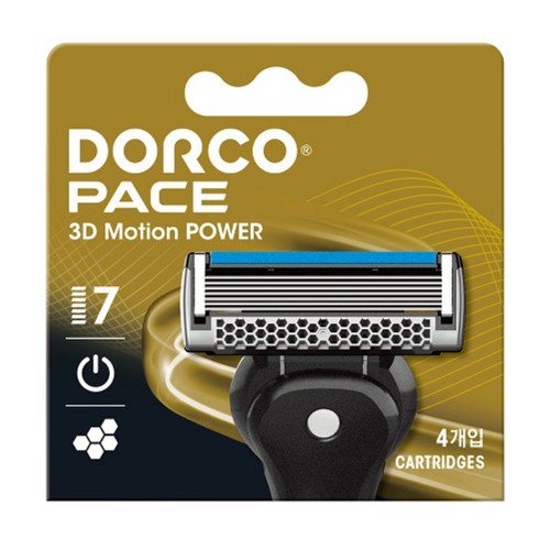  도루코 PACE 3D모션 파워 면도날 (4입)