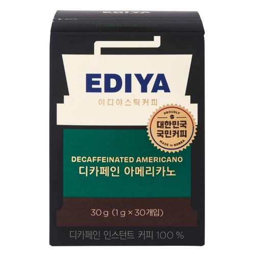 이디야 비니스트 디카페인 아메리카노 (1G*30입)