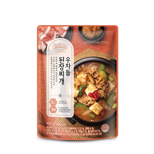 호텔컬렉션 에센셜 우차돌 된장찌개 (450G)