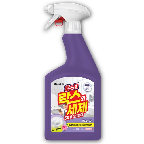 홈스타 락스와세제 3X폼스프레이 후로랄 (900ML)