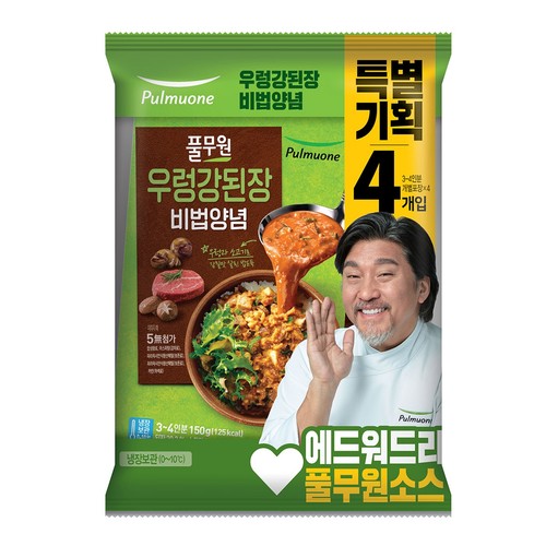 풀무원 우렁강된장 비법양념 (150G*4)