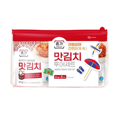 대상 종가 투어맛김치 (400G(80G*5입))