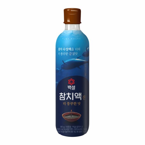 백설 참치액 진 더 풍부한 맛 (900ML)