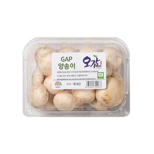 GAP 충남 오감양송이 (300G/팩)