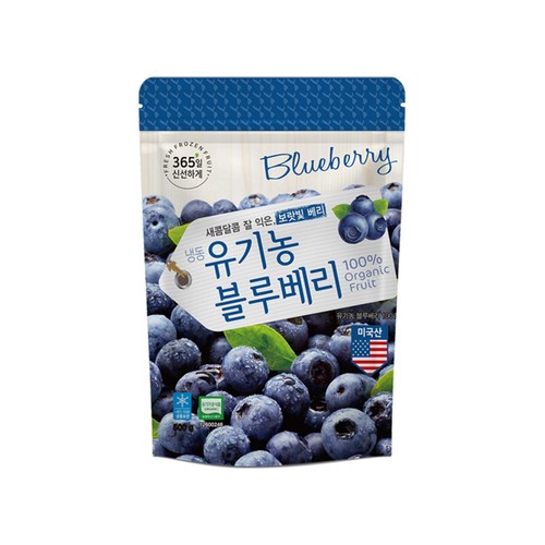 냉동 유기농블루베리 (500G/봉)