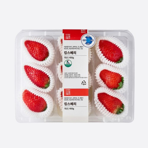 딸기 킹스베리 딸기 (450G/팩)ㅣ롯데마트 제타 최상의 신선 식품과 다양한