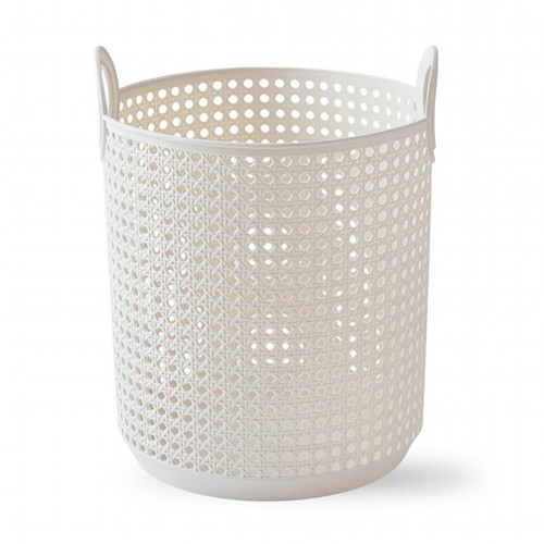 오늘좋은 라운드 바스켓 (18L, 햄퍼형, 크림) (30.5*30*38CM)