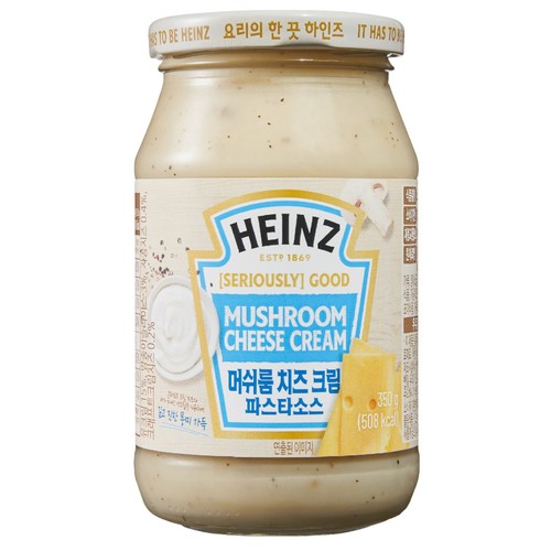 하인즈 머쉬룸 치즈크림 파스타소스 (350G)