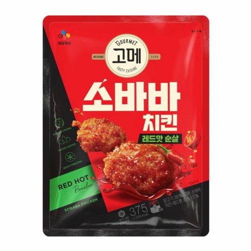 CJ 고메 소바바 레드핫 순살 (375G)