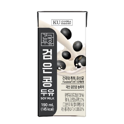 건국유업 검은콩두유 (190ML*24입)