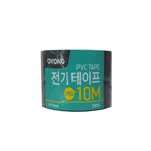 오공 PVC 전기 테이프 (19MM*10M*2입)