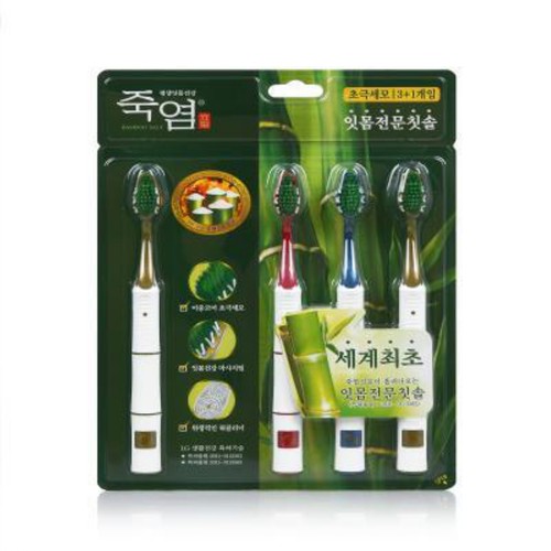 죽염 칫솔 (잇몸) (4입)