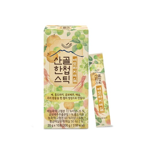 에코맘 산골이유식 산골 한첩스틱 (20G*10포)