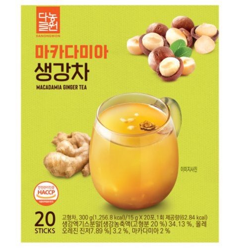 다농원 마카다미아 생강차 (18G*20입)