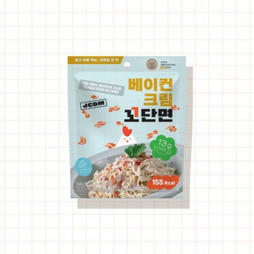 존쿡델리미트 꼬단면 (베이컨크림) (140G)