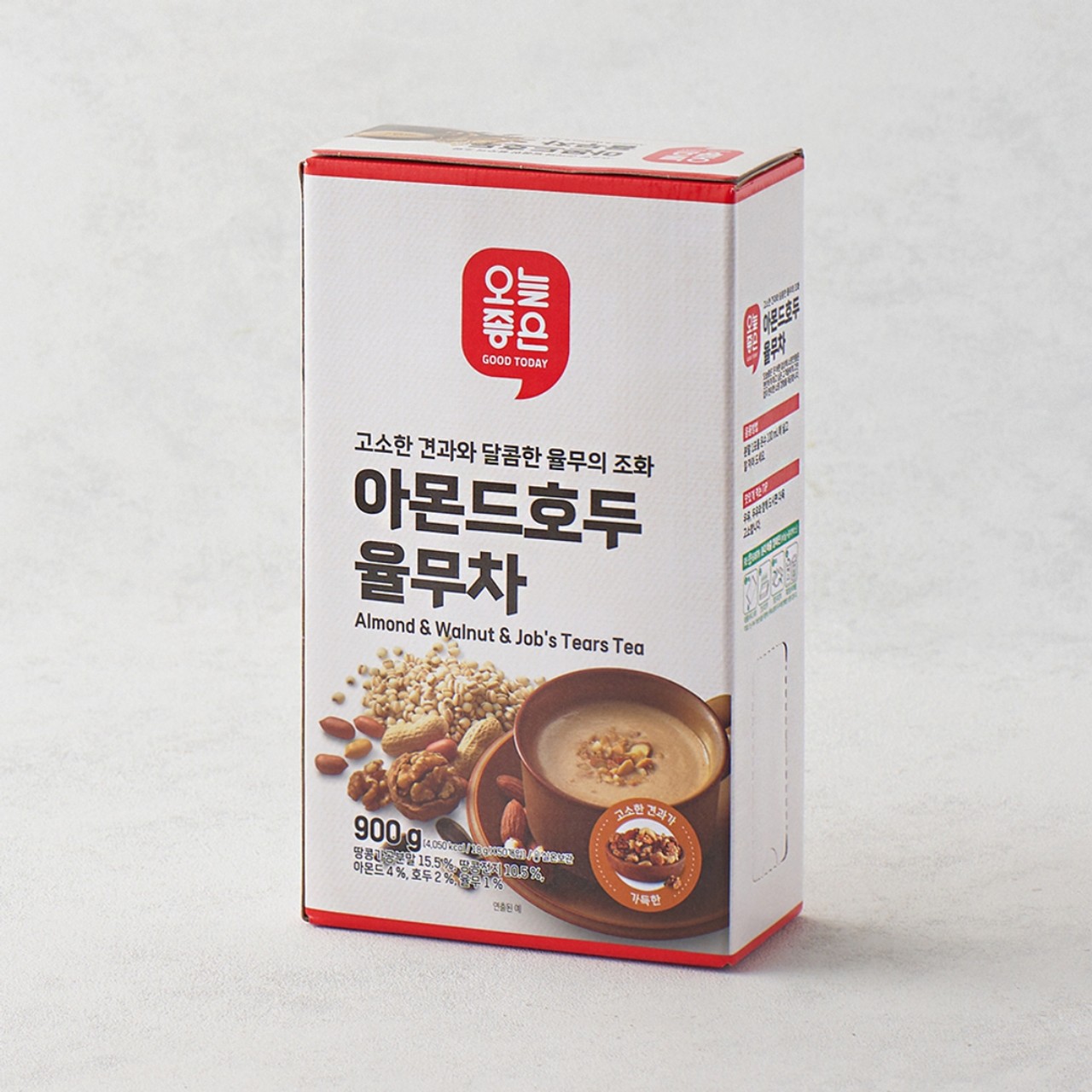 오늘좋은 아몬드호두 율무차 (18G*50입)ㅣ롯데마트 제타 최상의 신선 식품과 다양한 간편식을 롯데마트 제타에서 만나보세요