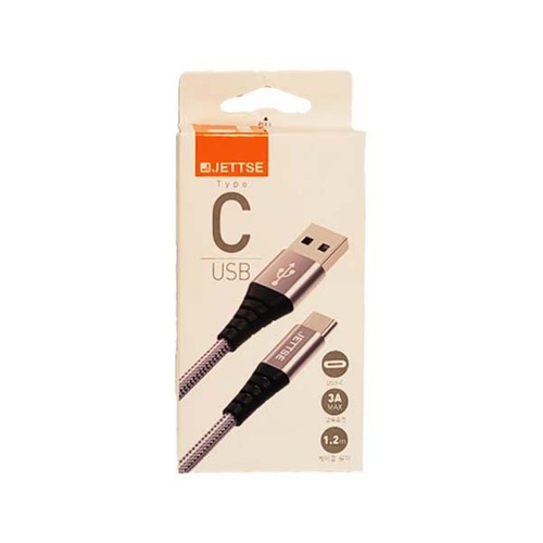 C type 고속 메탈 데이터케이블 (1.2M)
