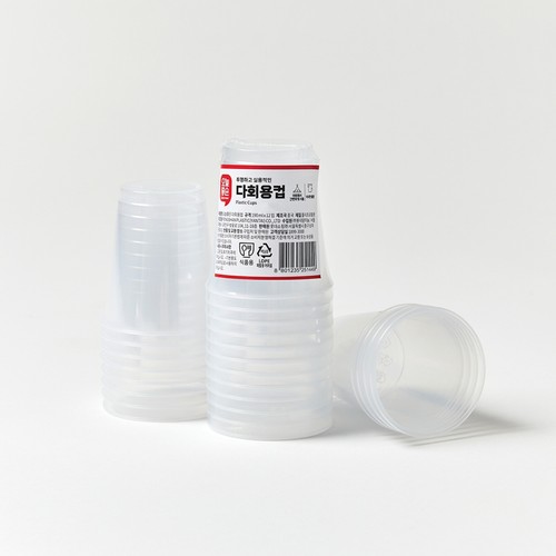 오늘좋은 다회용컵 (190ML*12P)