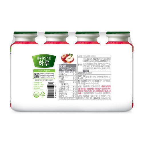 풀무원다논 하루요거트 사과 (120ML*4입)