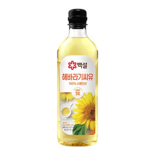 백설 해바라기오일 (900ML)