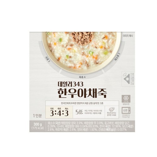 베베쿡 데일리343 한우야채죽 (300G)