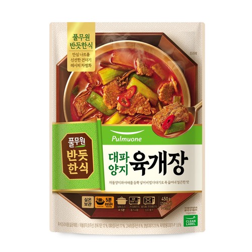 풀무원 반듯한식 대파양지 육개장 (450G)