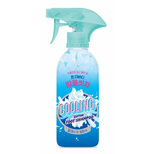 [발냄새 제거 끝판왕] 온더바디 발을씻자 풋샴푸 (쿨링) (385ML)