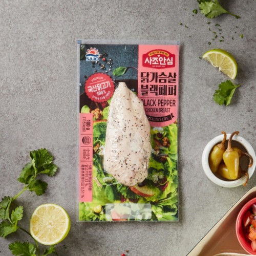 사조대림 사조안심 닭가슴살 블랙페퍼 (100G)
