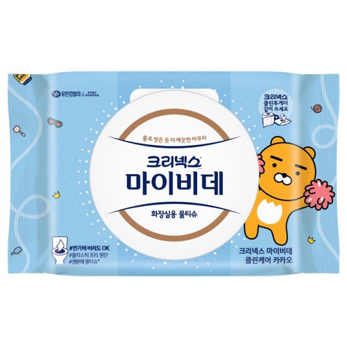 크리넥스 마이비데 카카오 물티슈 (40매)