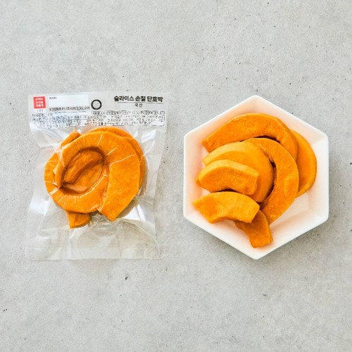 슬라이스 손질 단호박 (100G/봉)