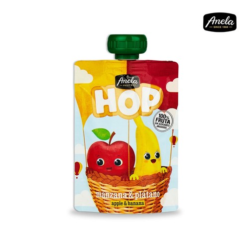 아넬라 HOP 생과일 퓨레 사과바나나 (100G)