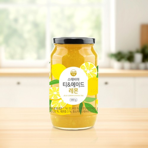 자임 스테비아 티&에이드 레몬 (680G)