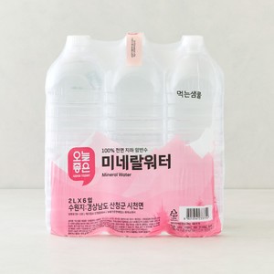 오늘좋은 미네랄워터 (2L*6입)