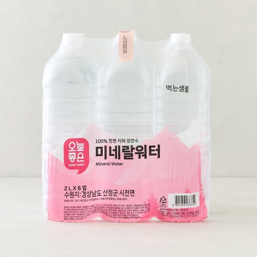 오늘좋은 미네랄워터 (2L*6입)